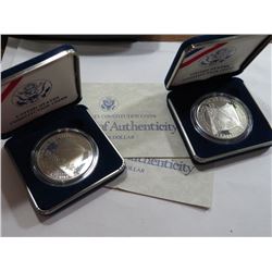 (2) 1987 Constitution 1 oz. Silver US Mint Proofs