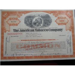 American Tobacco Co. Stock Certificate