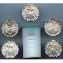 Roll of US Mint Direct Silver Eagles (20)