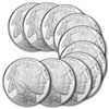 Image 1 : 10- Buffalo Design Silver Bullion Rounds - 1 oz.