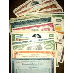 (50) Collectible Stock Certificates - Obsolete