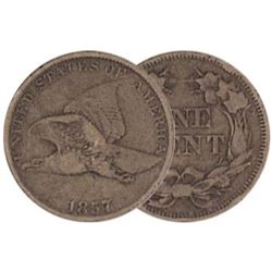 1857 Flying Eagle Cent - G-VG