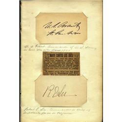 U.S. Grant and R.E. Lee. Superb pair of