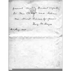 Lucy W. Hayes. Wife of Rutherford Hayes