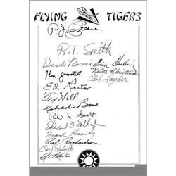 Flying Tigers. The group of volunteer a