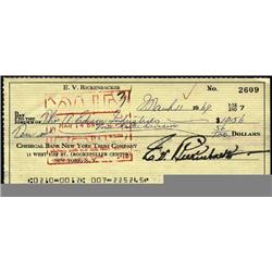 Eddie Rickenbacker. World War I air ace