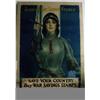 Image 1 : Joan of Arc War Poster. Dressed in armo
