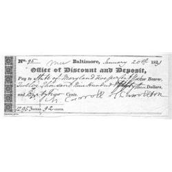 Carroll of Carrolton. Signer of Declara