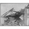 Image 1 : Train Wreck. Large sepia photo c. 1890-