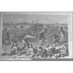 Baseball at Blackville. Print of all-bl