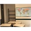 Image 2 : 2 WHITE BOARDS, CORKBOARDS AND ASSORTED CONTENTS OF ROOM