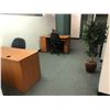 Image 1 : ALL REMAINING CONTENTS OF ROOM INC. WHITE AND MAPLE FILE CABINETS, DESKS, BOOK CASE, SAMSUNG 32TV