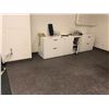 Image 2 : ALL REMAINING CONTENTS OF ROOM INC. WHITE AND MAPLE FILE CABINETS, DESKS, BOOK CASE, SAMSUNG 32TV