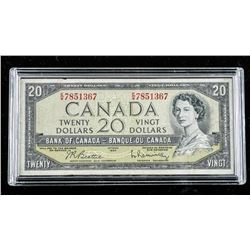 Bank of Canada 1954 20.00 Modified Portrait B/R