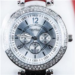 Ladies Caravelle NEW YORK Fancy Watch with Swarovski Elements