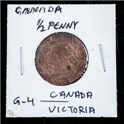 Victoria Canada 1/2 Penny G-4