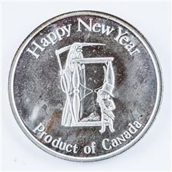 .999 Fine Silver Holiday Medal 1 Troy oz