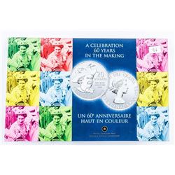 RCM .999 Fine Silver $20.00 Coin 1952-2012 Display Folio