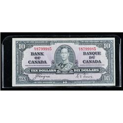Bank of CANADA 1937 10.00 Note BC-24c