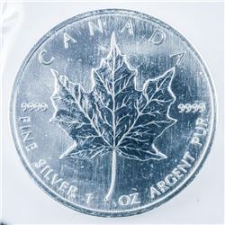 RCM 2007 Maple Leaf 5.00 Coin, .999 Fine Silver 1oz ASW Original Mint Wrap