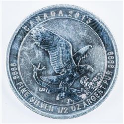 .999 Fine Silver Flying Hawk