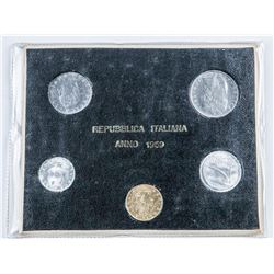 1969 Republic of Italy Coin Set