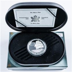 RCM MARCO POLO 925 Sterling Silver Proof $20.00 Coin