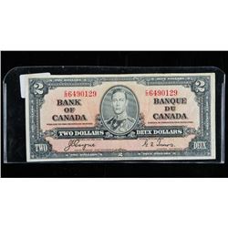 Bank of CANADA 1937 2.00 Note BC-22c