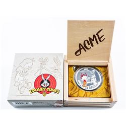 RCM Looney Tunes .9999 Fine Silver $30.00 Coin LE/C.O.A.