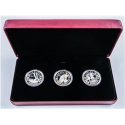 RCM 2013 Royalty Coin Set 'Royal Baby 3x.999 Fine Silver $20.00 Coins, LE with C.O.A.