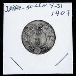 Japan 30 SEN - Y31 - 1907 (AR)