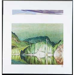 A.J. Casson (1898-1992) 'The White Series' 2 Images Northern Visits'' LE/ Rare #1/250 18x21" Folio