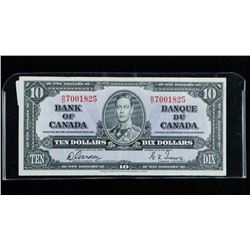 Bank of CANADA 1937 10.00 G/T BC-24b