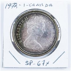 1972 Canada Silver Dollar SP-67 Toned