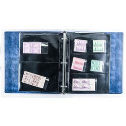 Estate Stamp Collection Binder, US Blocks etc