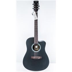Acoustic Guitar Black Finish