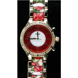 Ladies Quartz watch Fancy Dial with Rose Bracelet Design