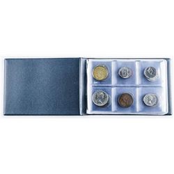 Stock Book with 24 Coins, Includes Silver