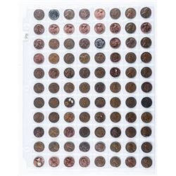 Group of Canada and USA 1 Cent Coins (88) Mixed