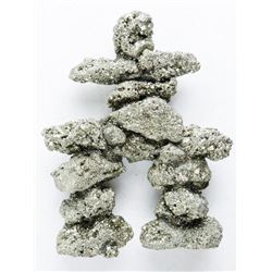 Genuine 'Pyrite' Sculpture 'Inukshuk' AKA Fool's Gold