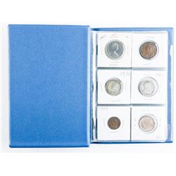 Coin Stock Book 12 Coins with Silver