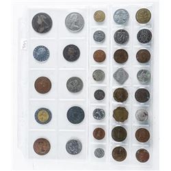 Group of (34) Foreign World Coins