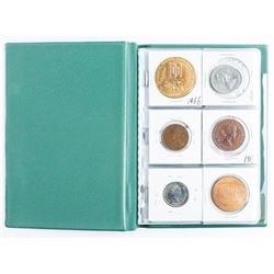 Stock Book Coins 18 Assorted with Silver