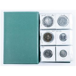 Estate Coin Stock Book with Silver. 60pc.