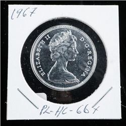 1867-1967 Silver 50 Cent PL-HC-66 (GR)