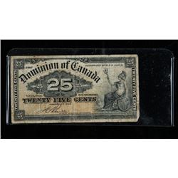 Dominion of Canada 1900 25 Cents 'Boville'