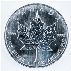 RCM .999 Fine Silver $5.00 Coin Maple Leaf 1oz. 2006.