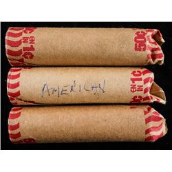 Lot (3) Rolls USA Pennies