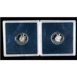 Lot of (2) 925 Silver 10 Cent 1497-1997 Cabot