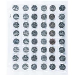 Group of (48) Canada 5 Cents